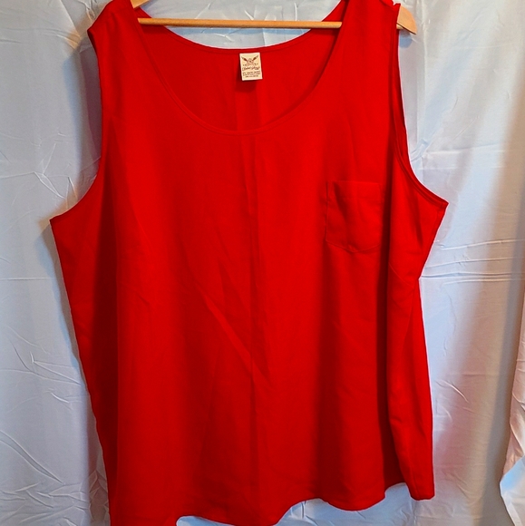 NWOT Red Plus size 4X Tank Top - Picture 1 of 3